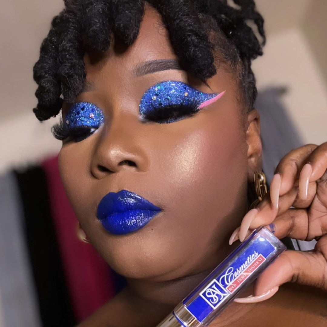 SAJ Matte Lipstick- Blue