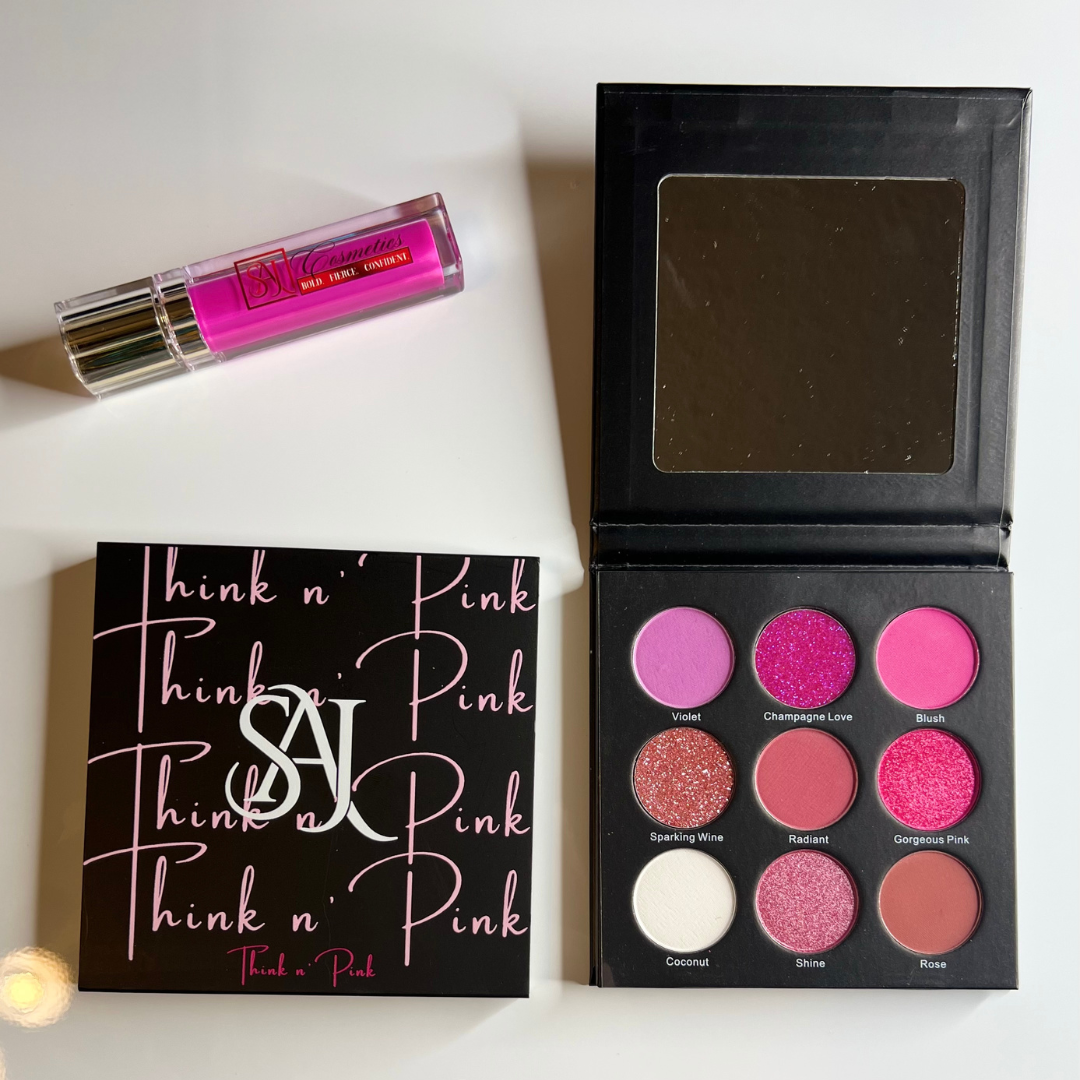 Think n\' Pink Eyeshadow Palette – SAJ Cosmetics LLC